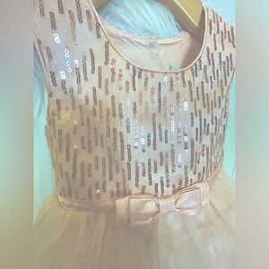 Jona Michelle pink sequined toddler dress size 2T